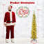 Lighted Artificial Christmas Tree-1276237114