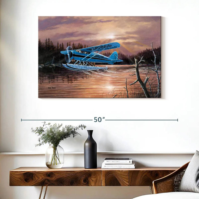 Mehar Rainy Lake Float, 26" H x 39" W