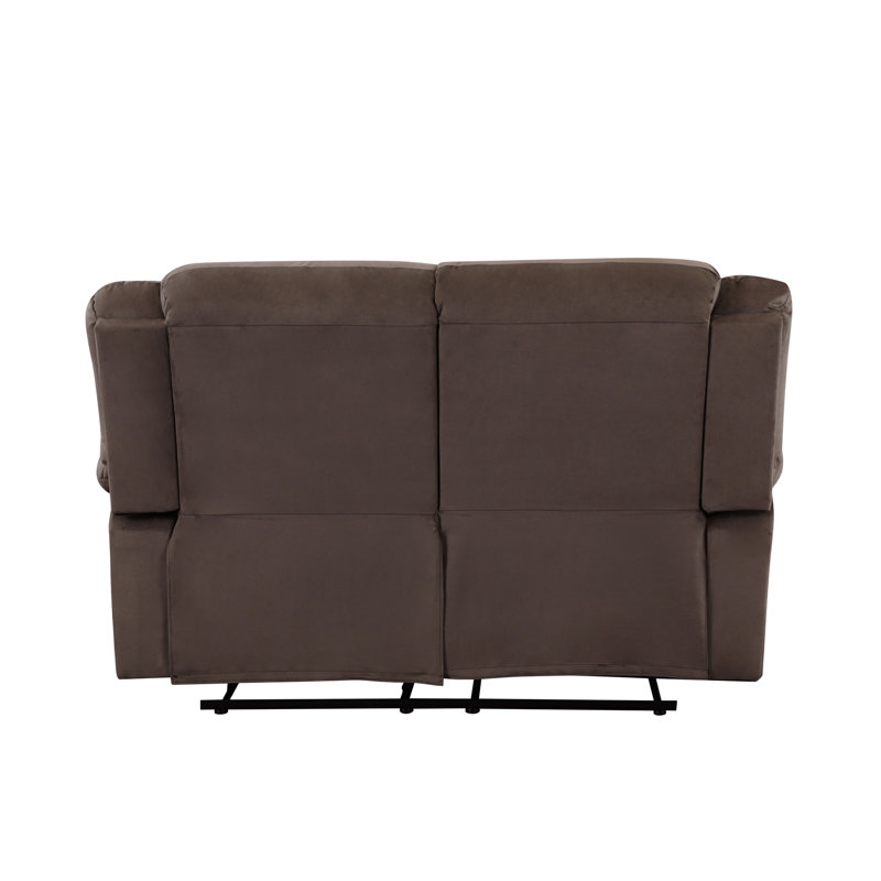 Causeuse transitionnelle en tissu de microfibre, Brun
