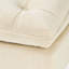 Crème avec plateau-coussin captivant - 17,64 po
