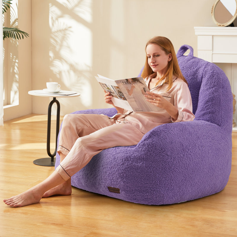 Bean Bag Chairs For Adults, Giant Beanbag Couch Adult Bean Bag Chair Sofa With Filler Included, Modern Lazy Lounger Comfy Chair For Living Room