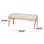 Dayzia Velvet Upholstered Bench-130113545-130113544