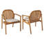 Confortable chaise de salle à manger avec coussin Meja, ensemble de 2, parfaite pour les expériences de repas modernes et confortables.
