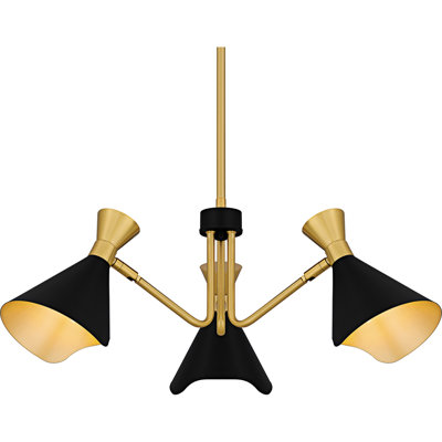 Alcala Matte Black Chandelier