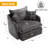 41''Modern Oversized Chenille 360° Swivel Accent Chair-2137959602