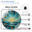 Horloge murale 12 po Ocean