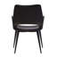 Chaise avec accoudoirs à garniture piquée-28783620