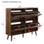 18 Pair Shoe Storage Cabinet
