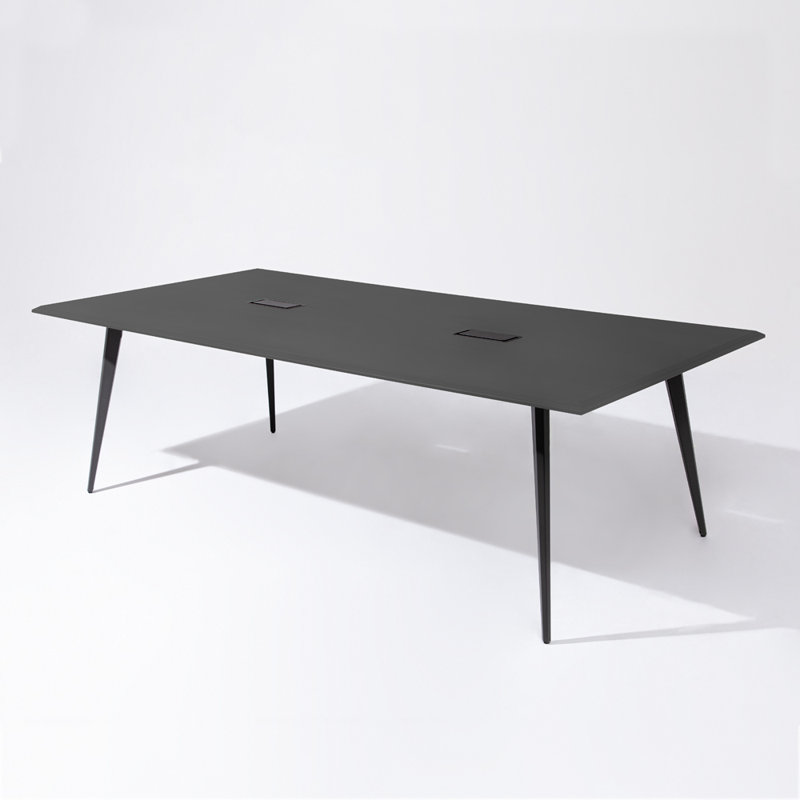 Table de conférence rectangulaire Bexley, Noir, H 29,53 po x L 70,87 po x l 35,43 po