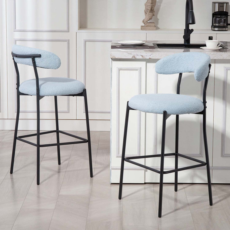 Tabouret de bar 26 po Keymarion, Bleu, 2
