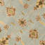 Tapis oriental en laine / coton / latex touffeté à la main Cranmore bleu clair / beige-19260653