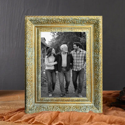 Antique Gold 3 PCS 11" x 14" Gallery Inspired Picture Frame with Decorative Profile