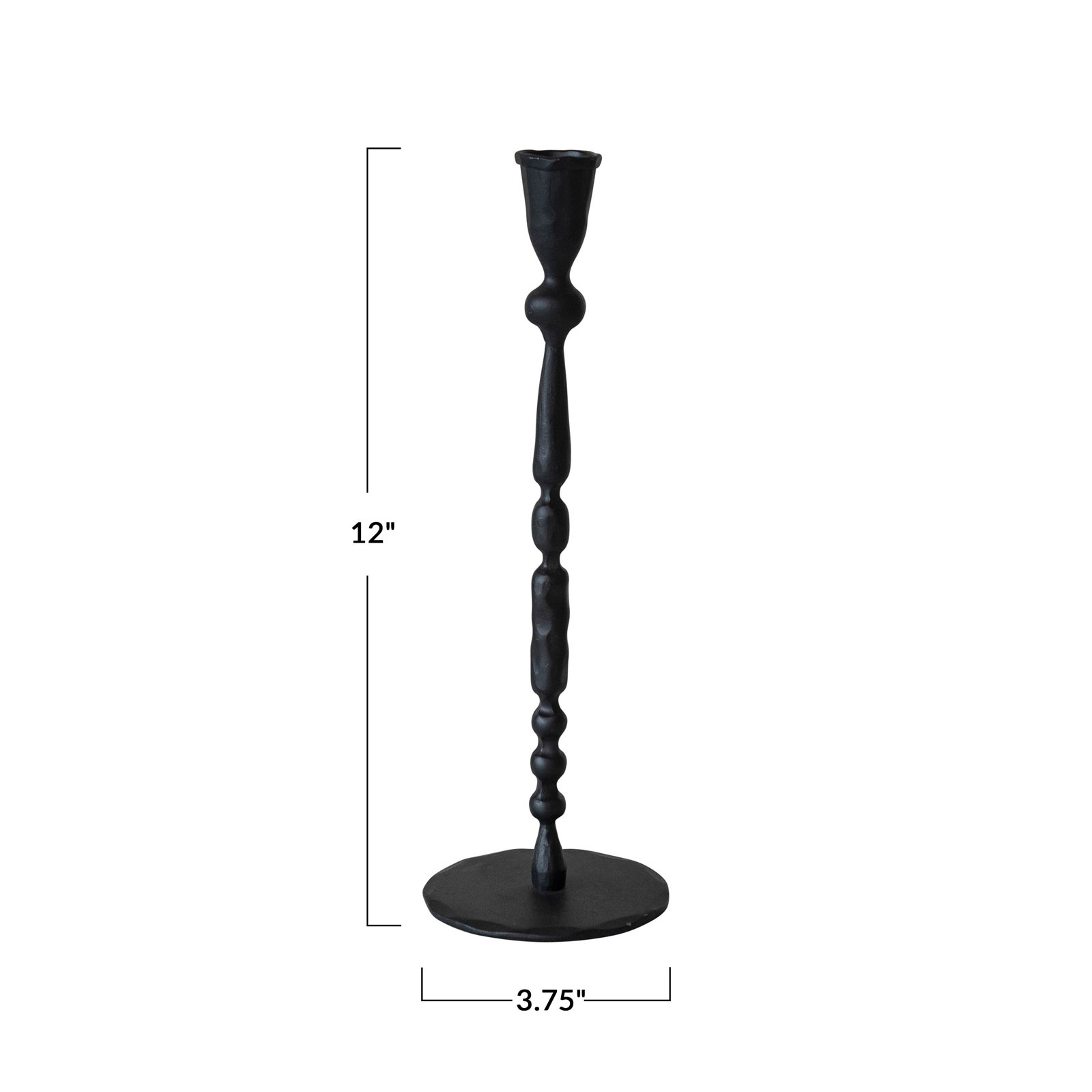 12'' H Metal Tabletop Candlestick