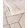 Glam Geometric White Silver Area Rug
