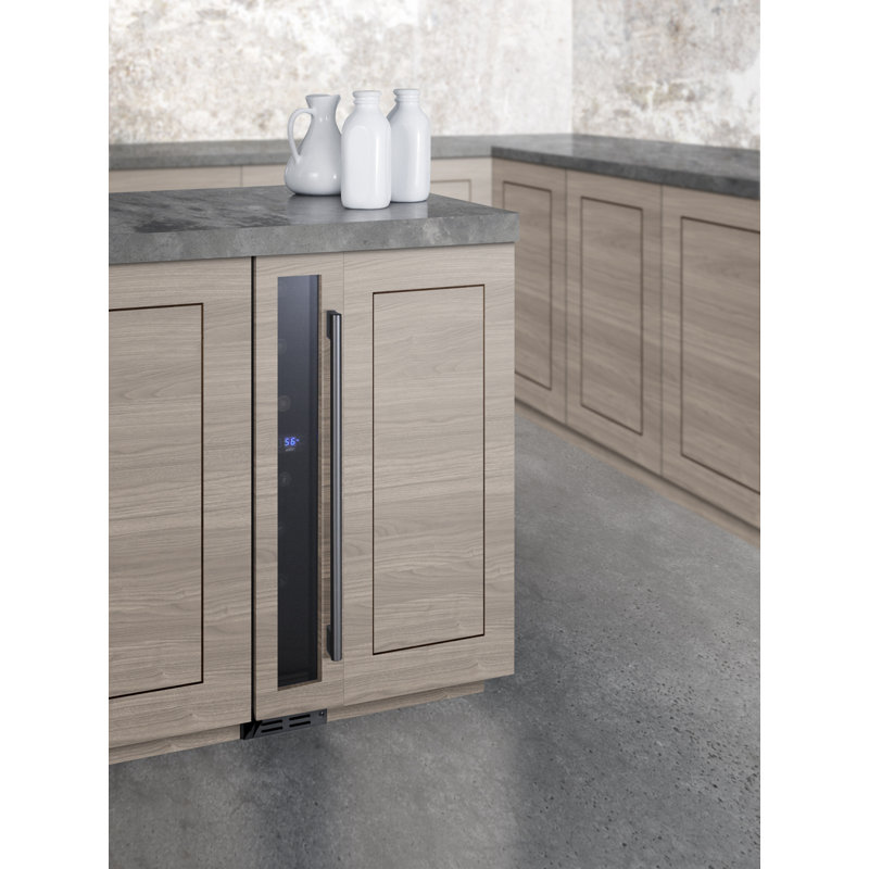 Summit Appliance 6" Wide Built-In ADA Height Wine Cellar, Left Handed