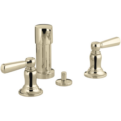 Bancroft Vertical Spray Bidet Faucet with Lever Handles