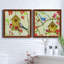 Voisinage I - Ensemble de 2 peintures sur toiles encadrées-2054393096-2054393106