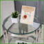 Table basse élégante en métal argenté pour le salon, facile à nettoyer-2019664121-2019664127
