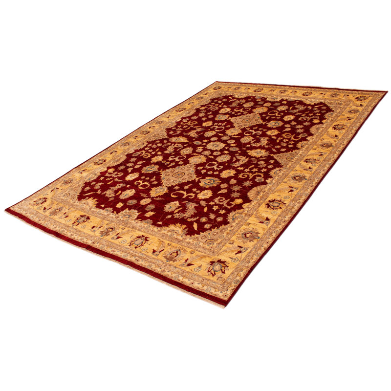Tapis unique en laine nouvel âge 9 pi 6 po x 13 pi 11 po Linsley
