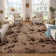 Kalindi Faux Fur Abstract Indoor Rug