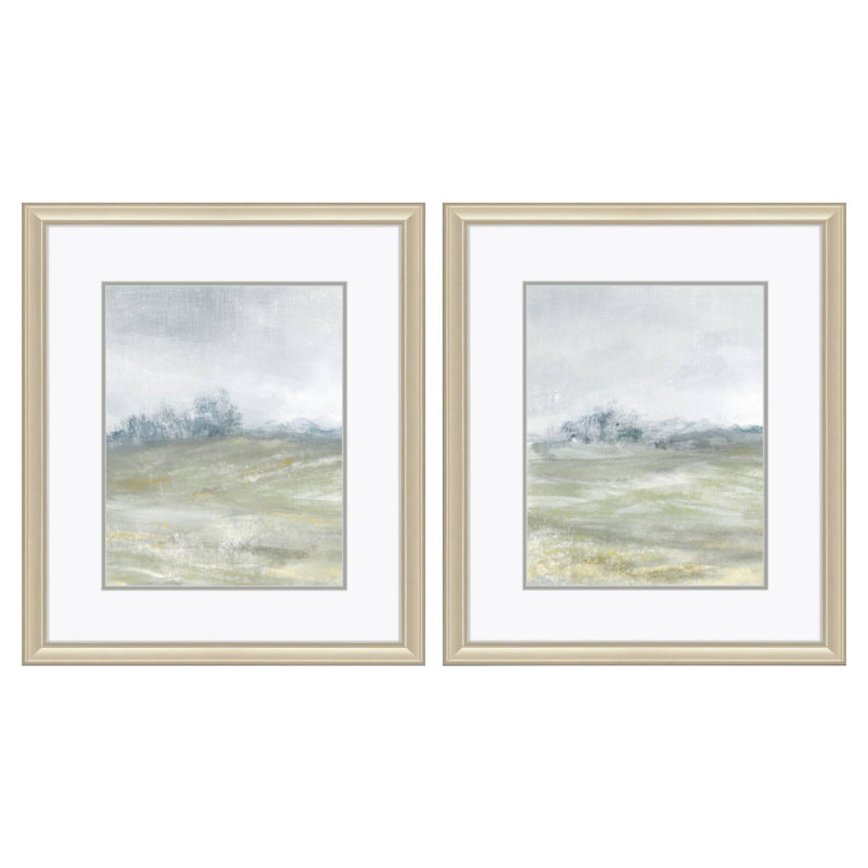 «Morning Mist», reproduction encadrée de 2 pièces
