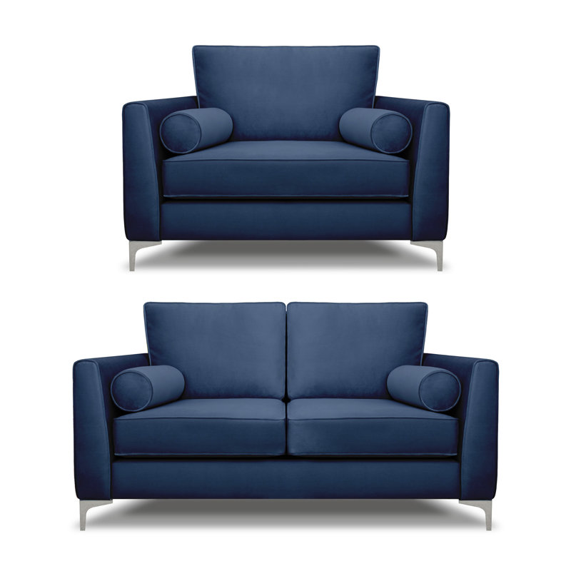 Kyle 2 - Piece Living Room Set, Navy