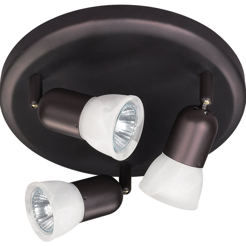 Projecteur directionnel en grappe 10 po à 3 lumières Adira, Bronze huilé