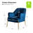 Cleo 26" Wide Contemporary Chair with Recessed Arms-374272141