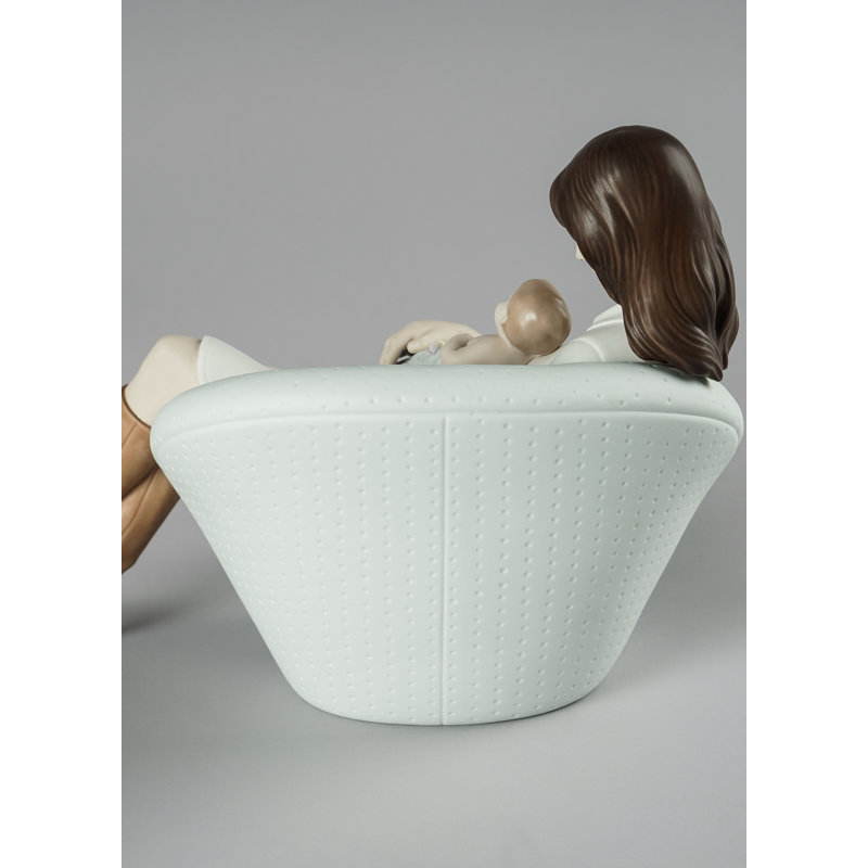 Feels Like Heaven Mother Figurine, Blue/White