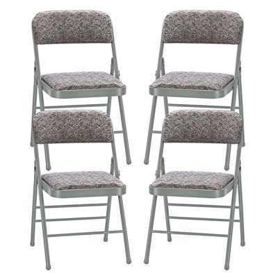Ensemble de 4 chaises pliantes empilables Hyosuke