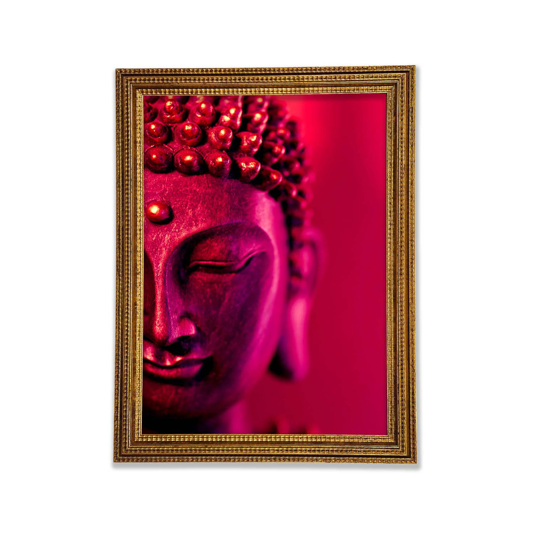 Buddha Face Pink - Druck