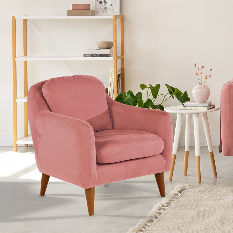 Fauteuil l 27,95 po Cagle, Rose