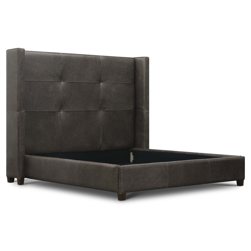 Bardot Leather Bed, King