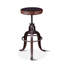 Wellington Upholstered Adjustable Stool with Metal Frame-1131727892