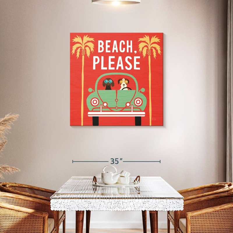 Beach Bums Beetle, 36" H x 36" W