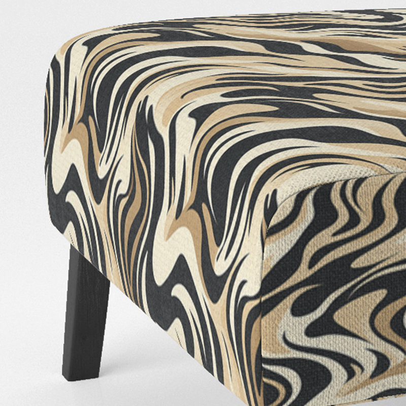 Fauteuil de chambre Mocha Zebra Stripes