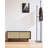 31.5" Brown Rectangular Solid Wood Shoe Storage