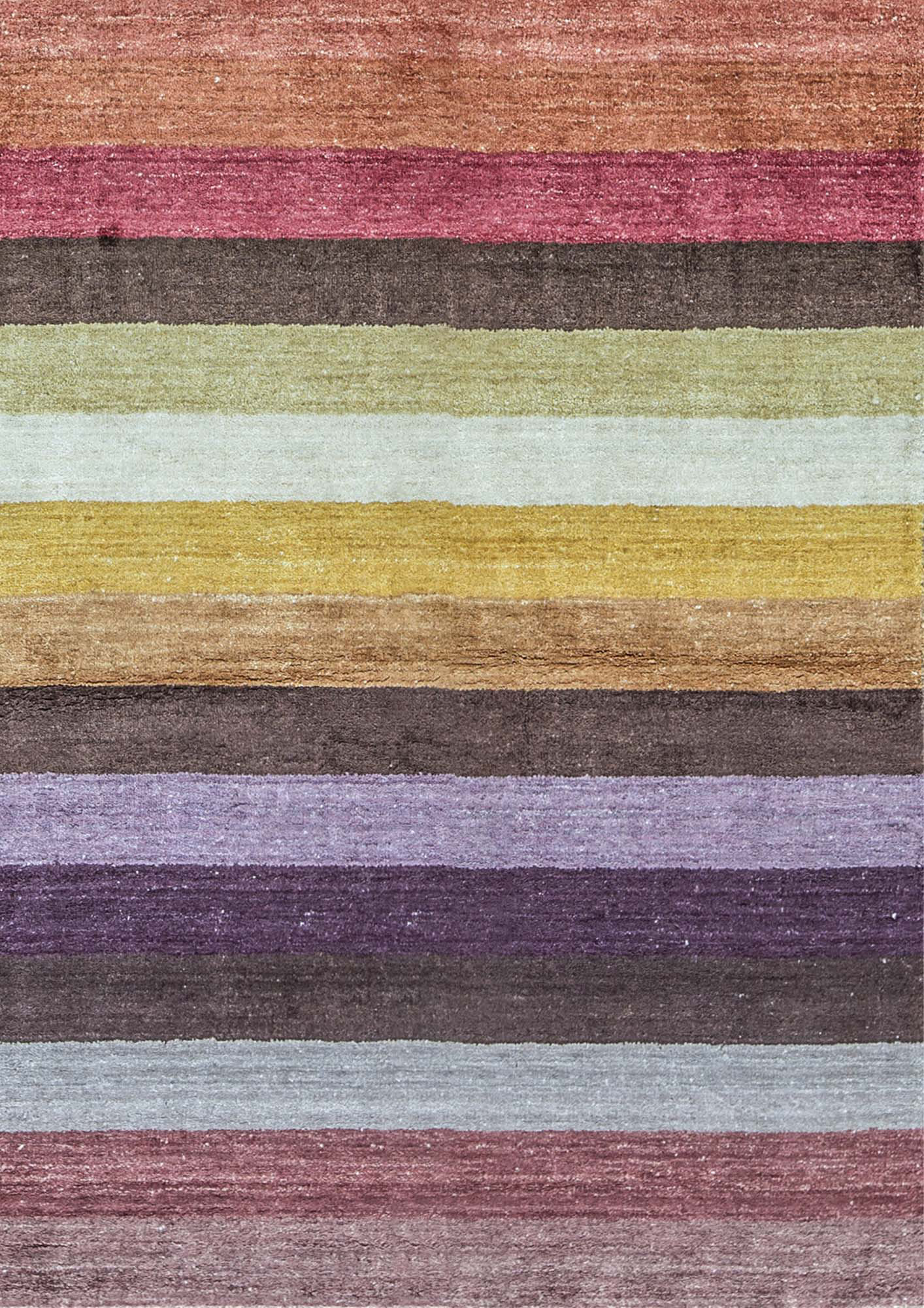 Bokara Rug Co., Inc. Hand-Knotted High-Quality Yellow, Green, and Brown ...