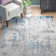 Wyona Power Loom Dark Blue/White/Charcoal Rug