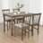 Armele 4 - Person Four Leg Dining Set-398473220-398473223-398473222