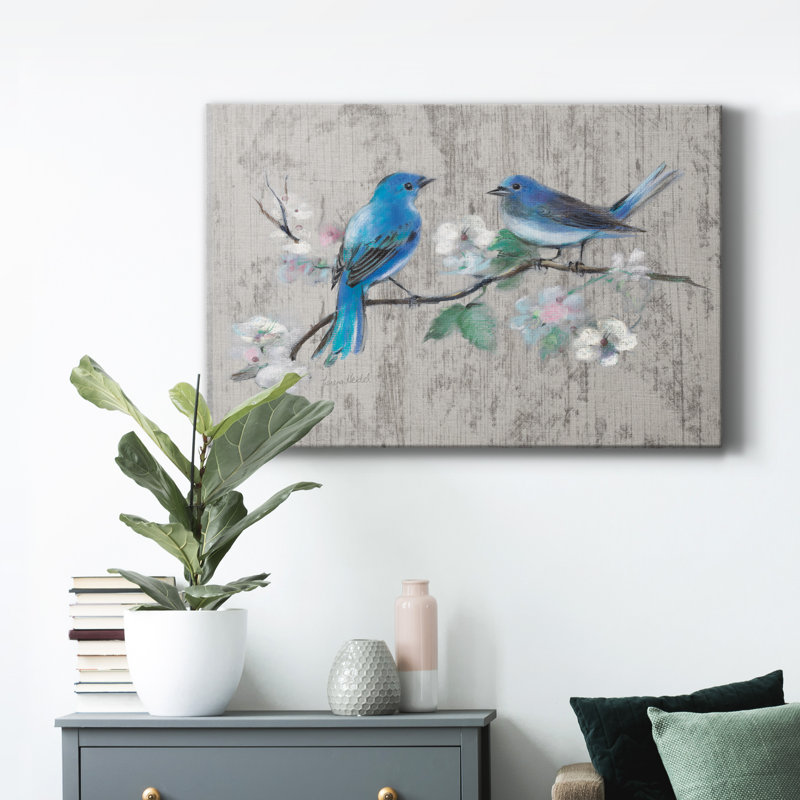 Chanson du printemps II - reproduction sur toile tendue, H 12 po x l 8 po x P 1 po