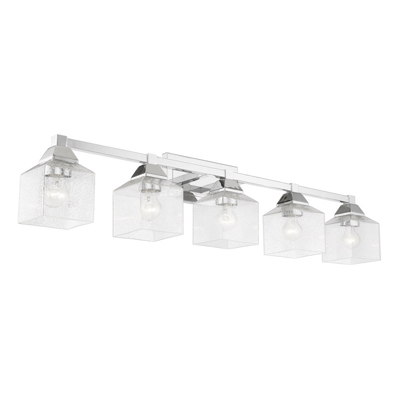 Ashanni 5 - Light Dimmable Vanity Light, Polished Chrome