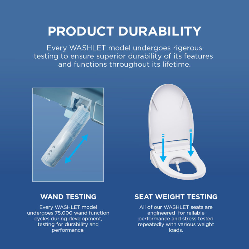 TOTO Aurora WASHLET+ S7A One-Piece Elongated 1.28 GPF Auto Flush Universal Height Toilet with CEFIONTECT, Cotton White - MW6864736CEFGA#01