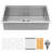 32'' L Undermount Single Bowl 304 Stainless Steel Kitchen Sink-101502135