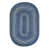 13 x 19 denim ovale est en rupture de stock
