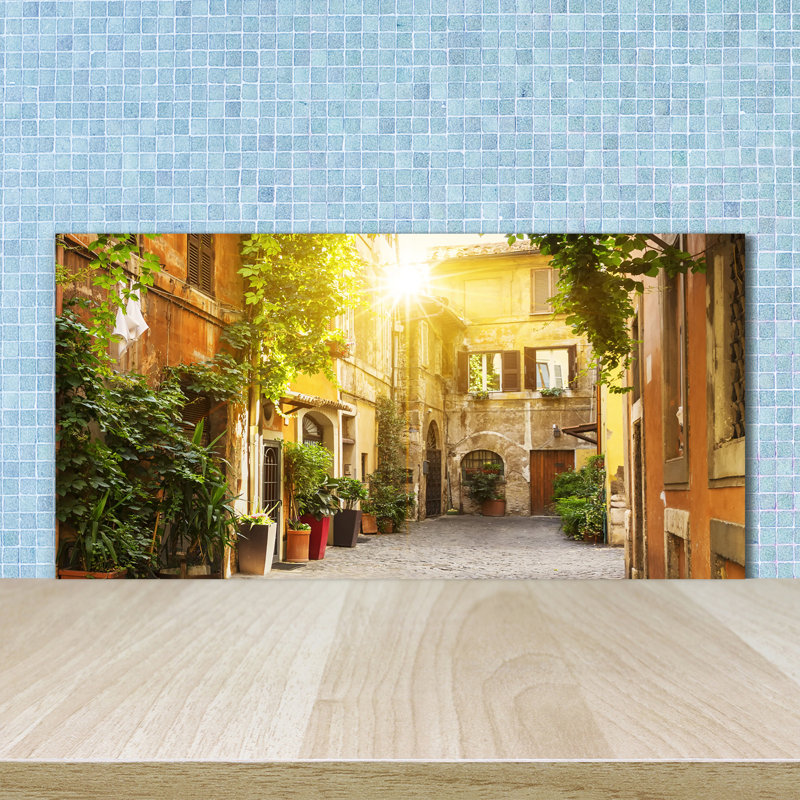 Linie 50cm W x 100cm L Glass Peel and Stick Panel