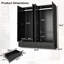 Armoire-penderie polyvalente 74 po avec 2 tiroirs