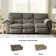 Alphons 93'' Upholstered Reclining Sofa