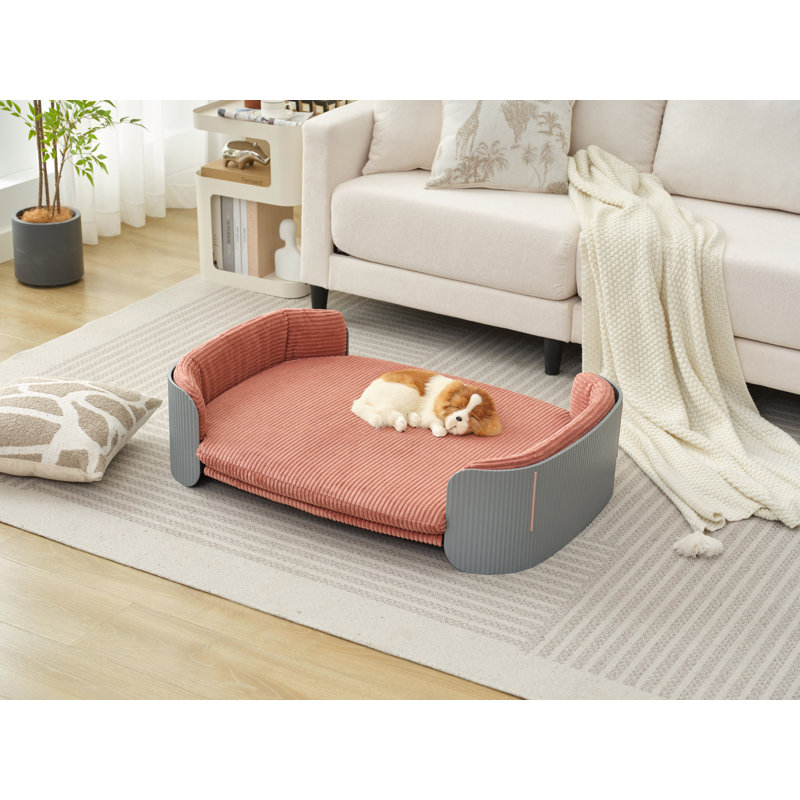 Lit de chat de style scandinave, canapé pour animal domestique PP, L 40,44 po x l 28,81 po