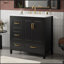 Meuble-lavabo sur pied 36 po avec tiroirs à fermeture en douceur 36 po-598193581